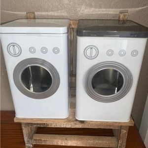 Laundry tin set for pods